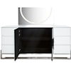 Michael Amini Halo Dresser and Mirror Set