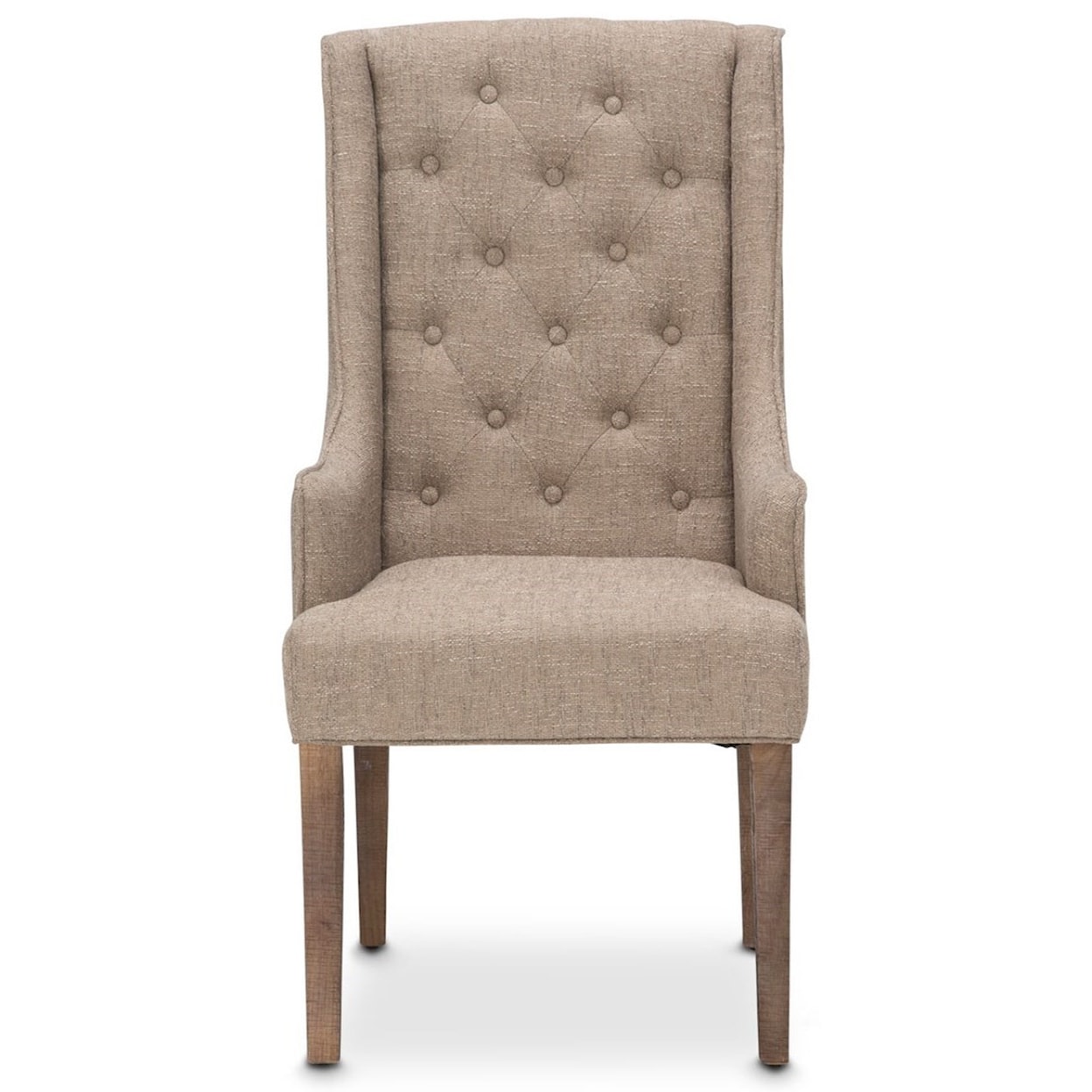 Michael Amini Hudson Ferry Upholstered Arm Chair