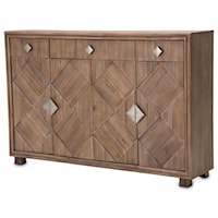 Contemporary Sideboard with Velvet-Lined Silverware Drawer