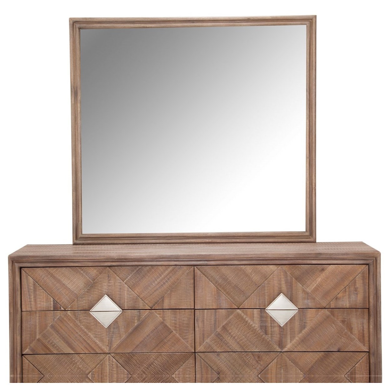 Michael Amini Hudson Ferry 8-Drawer Dresser and Mirror Set