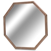 Contemporary Octagonal Sideboard Mirror