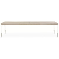 Contemporary Rectangular Dining Table - Ash Gray