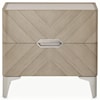 Michael Amini Penthouse Two Drawer Nightstand