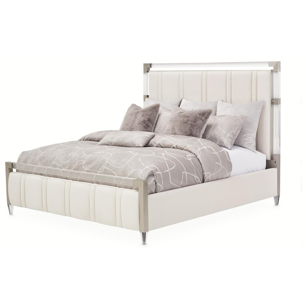 Michael Amini Penthouse Queen Panel Bed