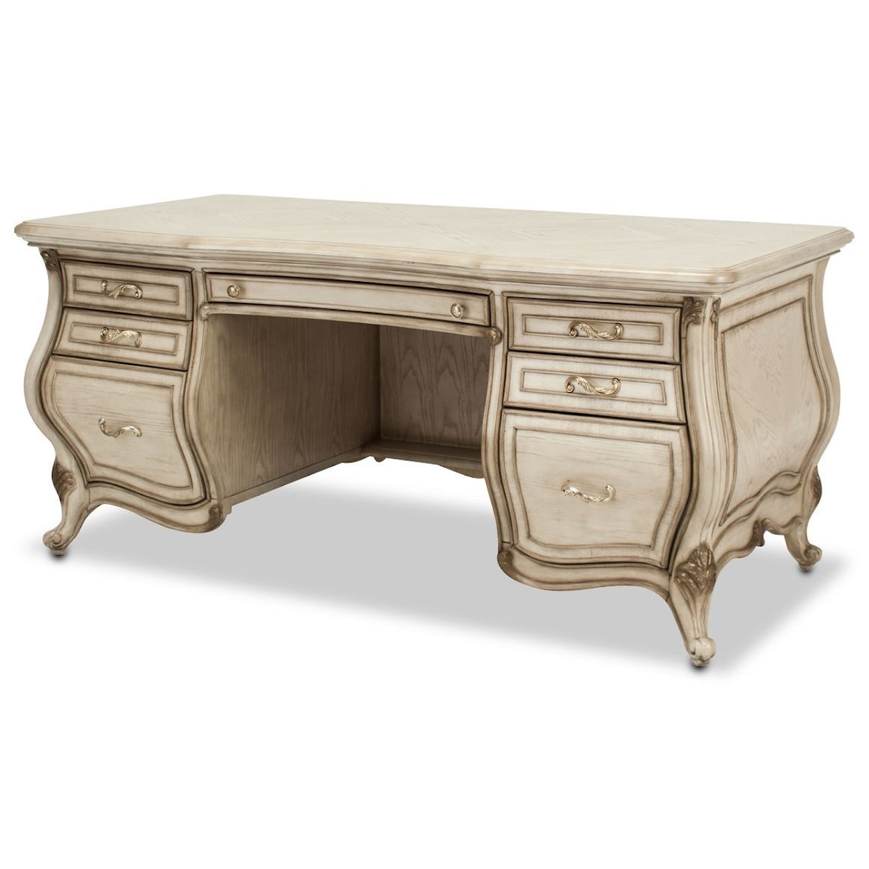 Michael Amini Platine de Royale Executive Desk