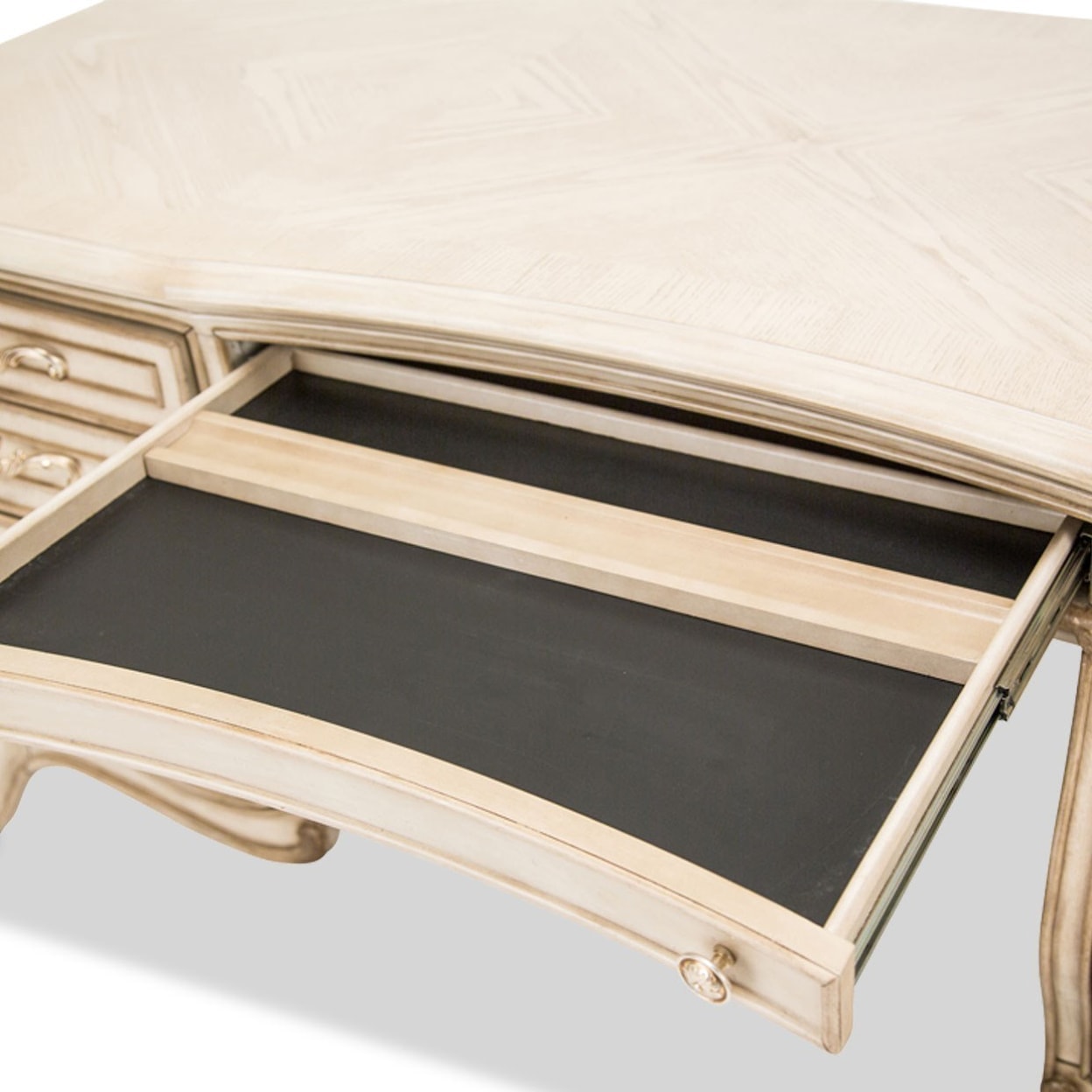 Michael Amini Platine de Royale Executive Desk