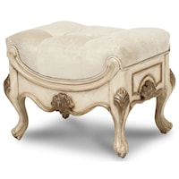 Traditional Vanity Bench with Tufting