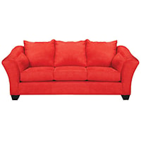 Sofa with Flared Track Arms