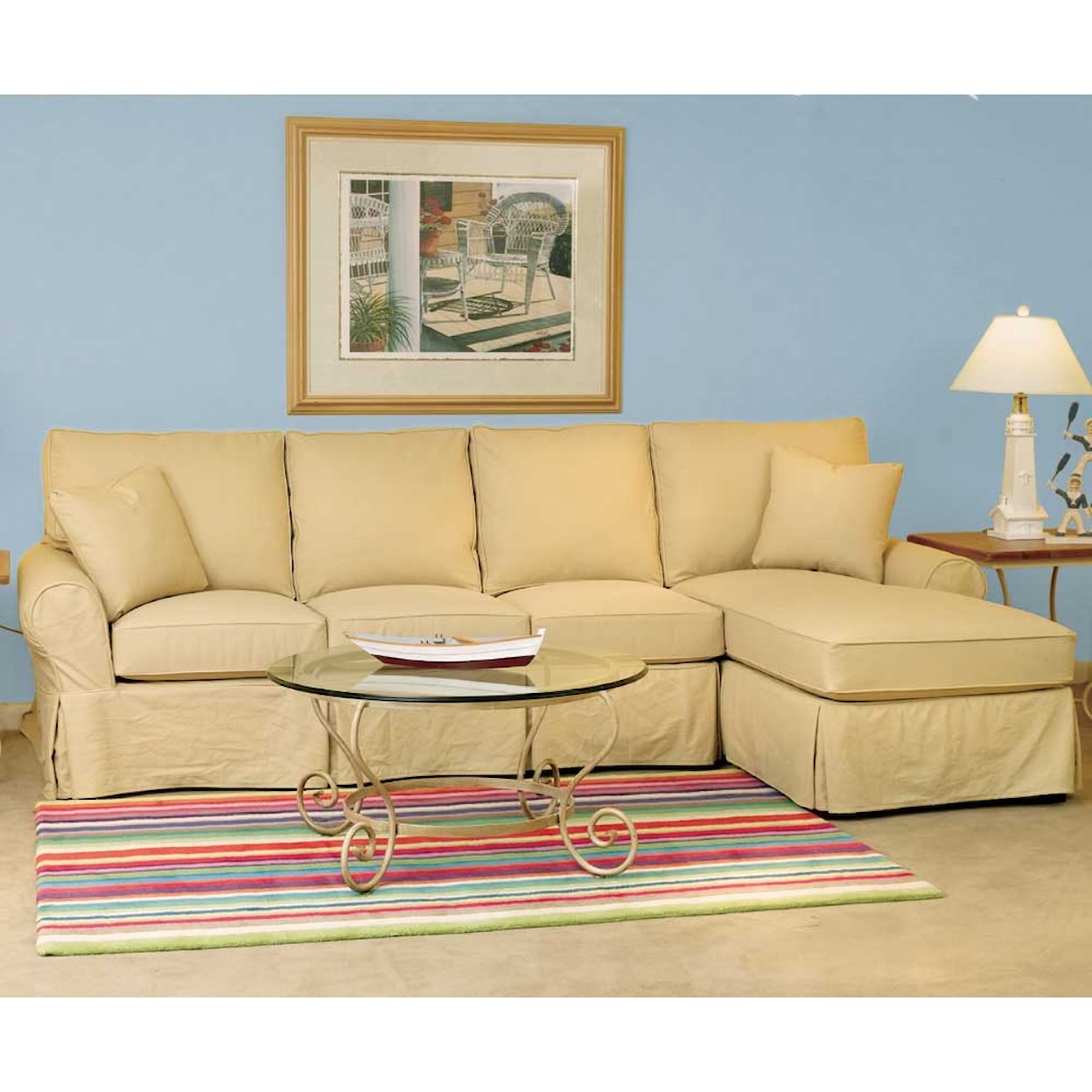 Miles Talbott Washable Wonders Ann Sectional Sofa