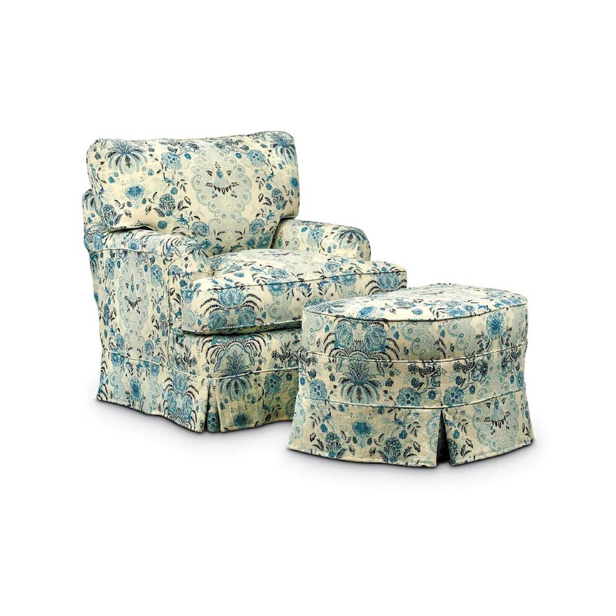 Miles Talbott Washable Wonders Judy Chair and Ottoman