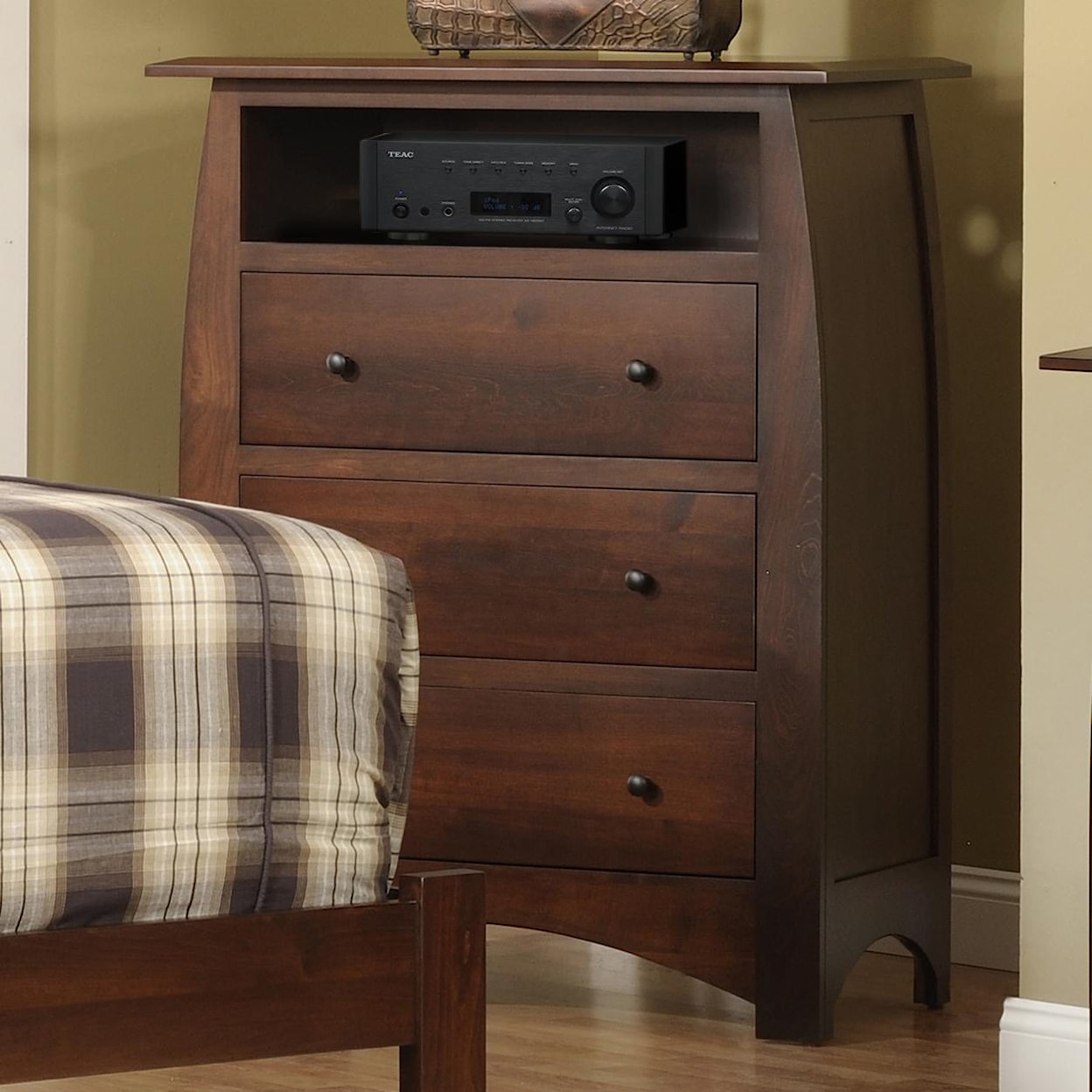 Millcraft Bordeaux Chest with VCR shelf