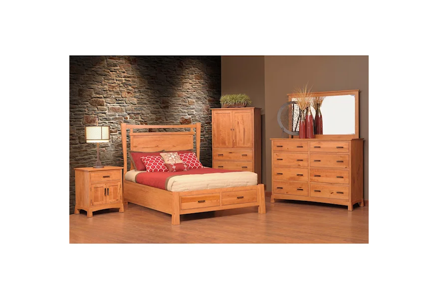 Catalina Queen Bedroom Group by Millcraft at Saugerties Furniture Mart