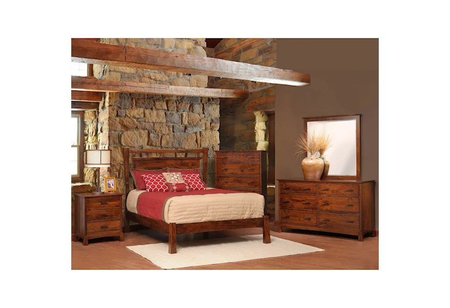 Catalina King Bedroom Group by Millcraft at Saugerties Furniture Mart
