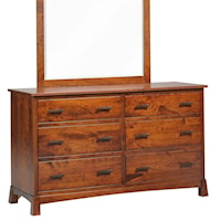 Transitional Solid Wood Small Dresser