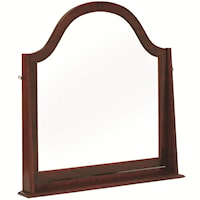 Mirror with Curved Top