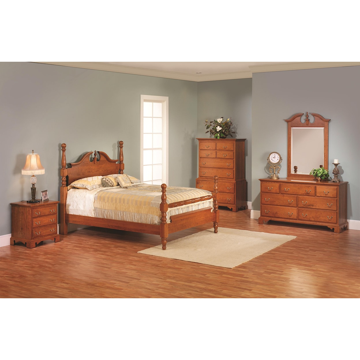 Millcraft Elegant River Bend Dresser and Mirror