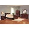 Millcraft Elegant River Bend Queen Sleigh Bed