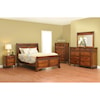 Millcraft Eminence King Sleigh Bed with Tall Footboard