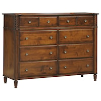 Traditional Solid Wood High Dresser