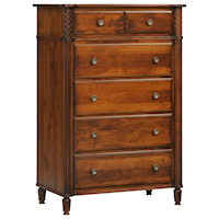 Traditional Solid Wood Chest of Drawers