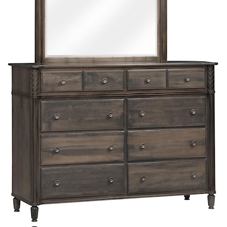 Traditional Solid Wood High Dresser