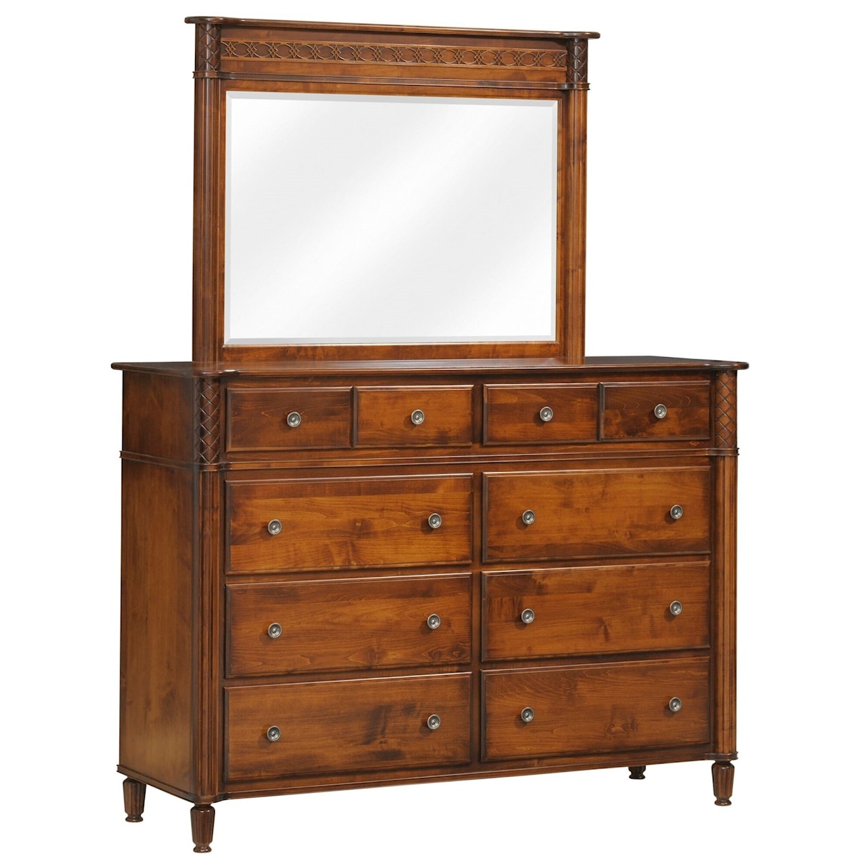 Millcraft Eminence High Dresser and Mirror