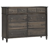 Traditional Solid Wood High Dresser