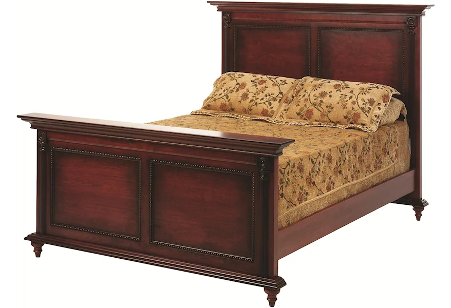Fur Elise Full Panel Bed by Millcraft at Saugerties Furniture Mart