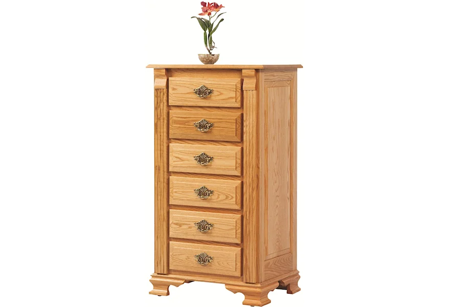 Journeys End Lingerie Chest by Millcraft at Saugerties Furniture Mart