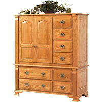 Large 8 Drawer, 2 Door Chest of Drawers