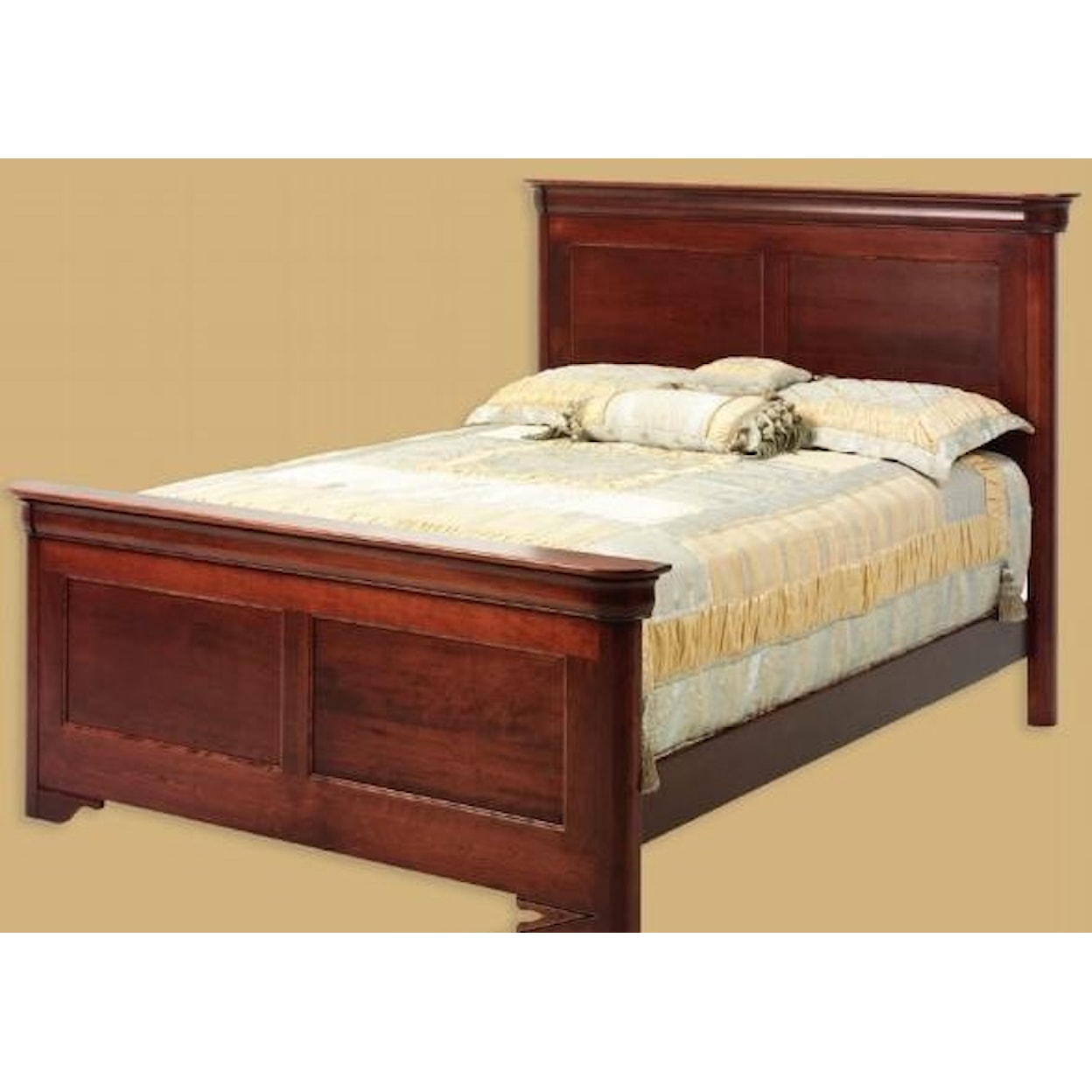 Millcraft Louis Phillipe King Panel Bed