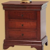 Louis Phillipe 4 Drawer Nightstand