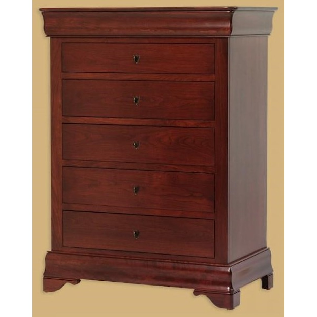 Millcraft Louis Phillipe Chest of Drawers