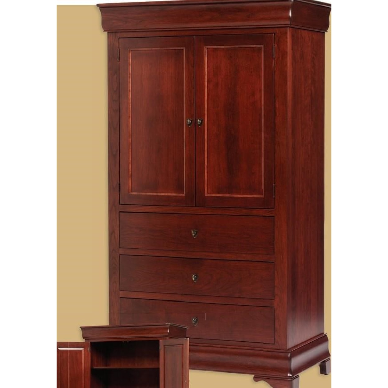 Millcraft Louis Phillipe Armoire