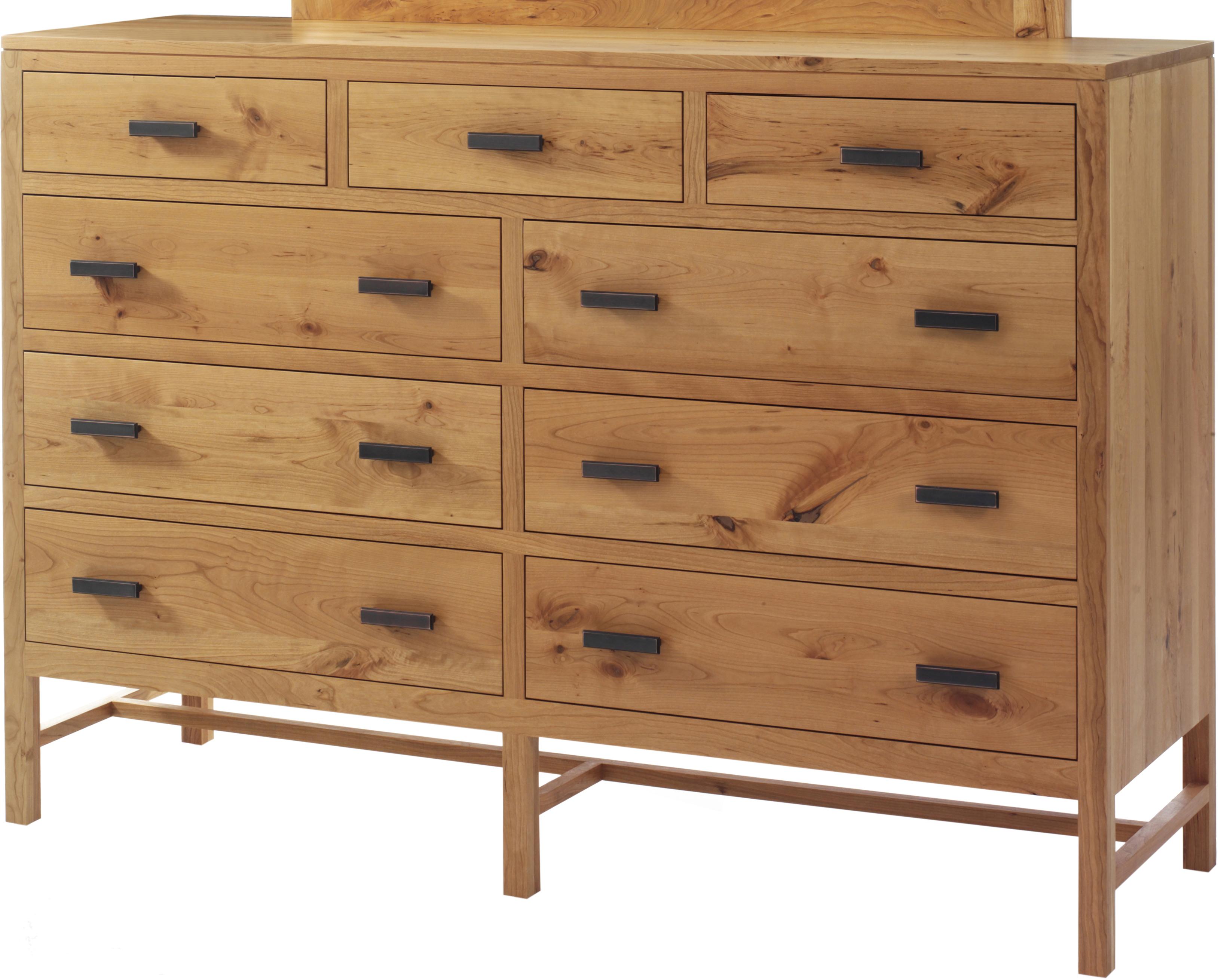 Dresser and Mirror Set