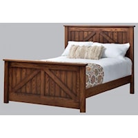 Mountain Lodge King Panel Bed