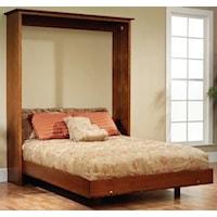 Old English Mission Queen Murphy Wall Bed