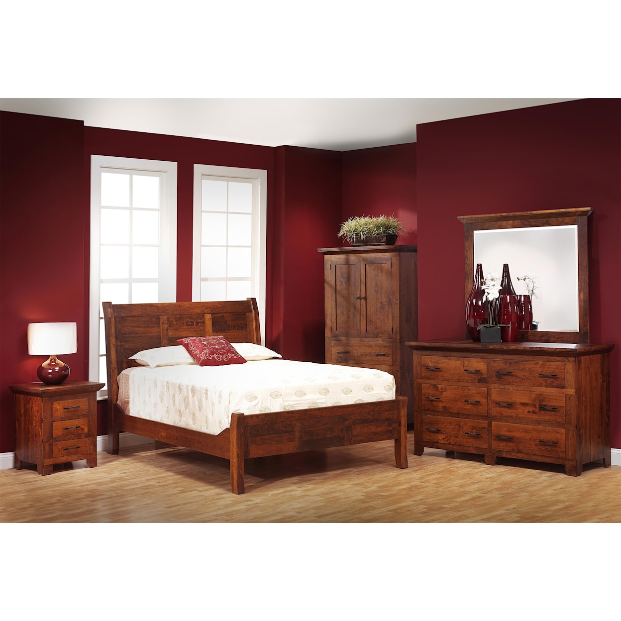 Millcraft Redmond Wellington Dresser and Mirror Set