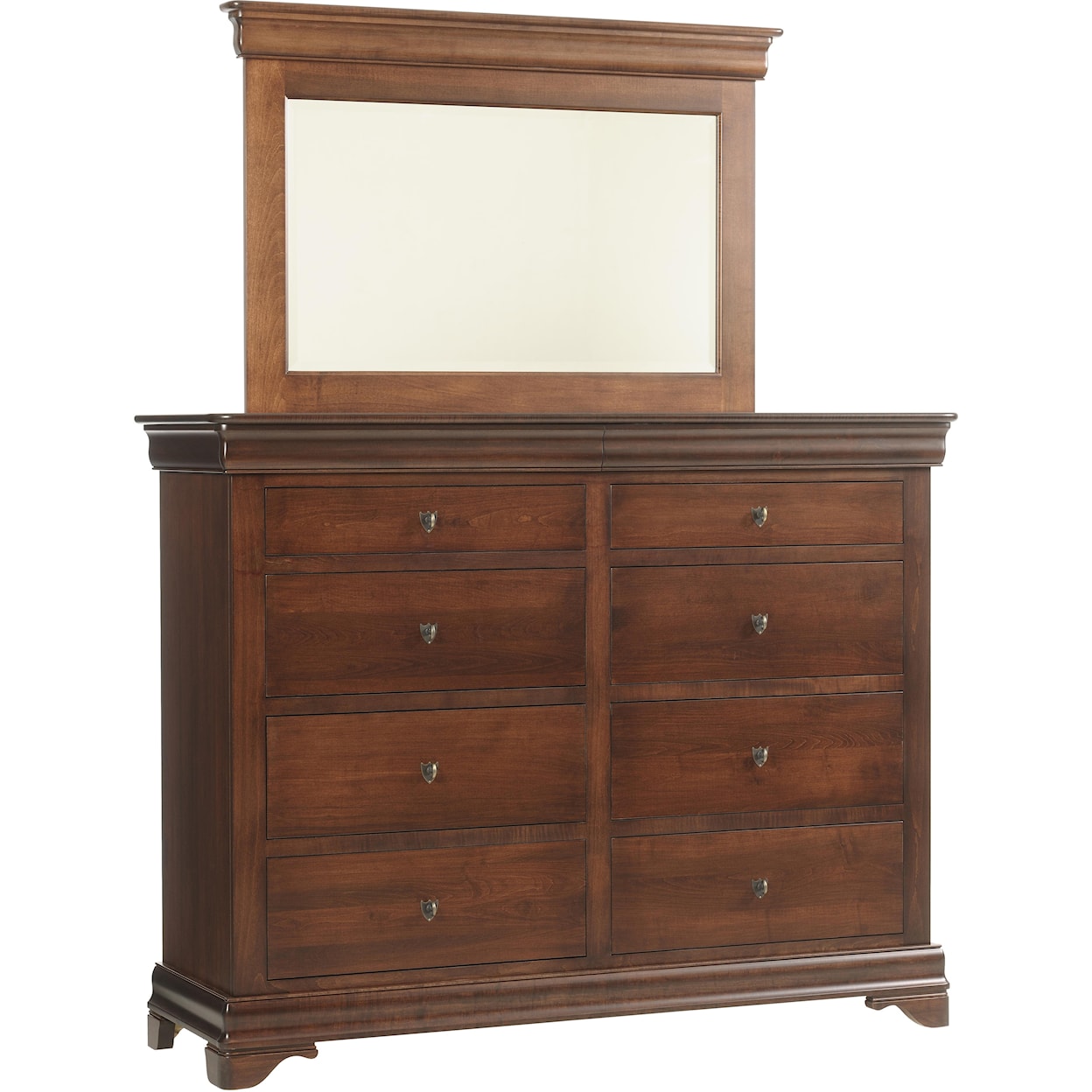 Millcraft Versallies Dresser and Mirror Combo