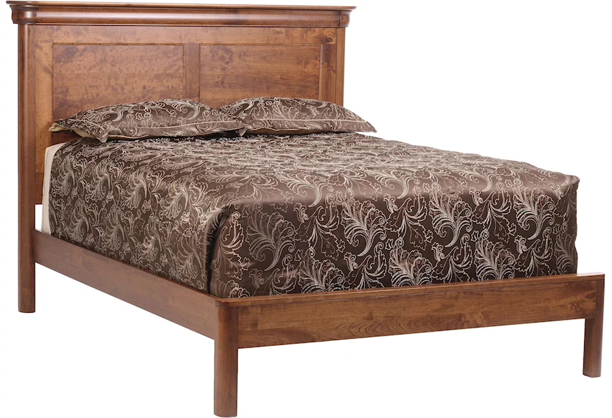 Versallies King Panel Bed by Millcraft at Saugerties Furniture Mart