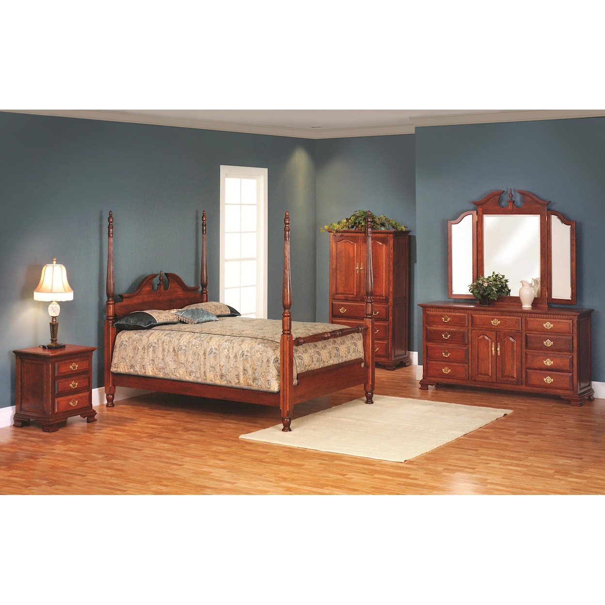 Millcraft Victorias Tradition Queen Poster Bedroom Group