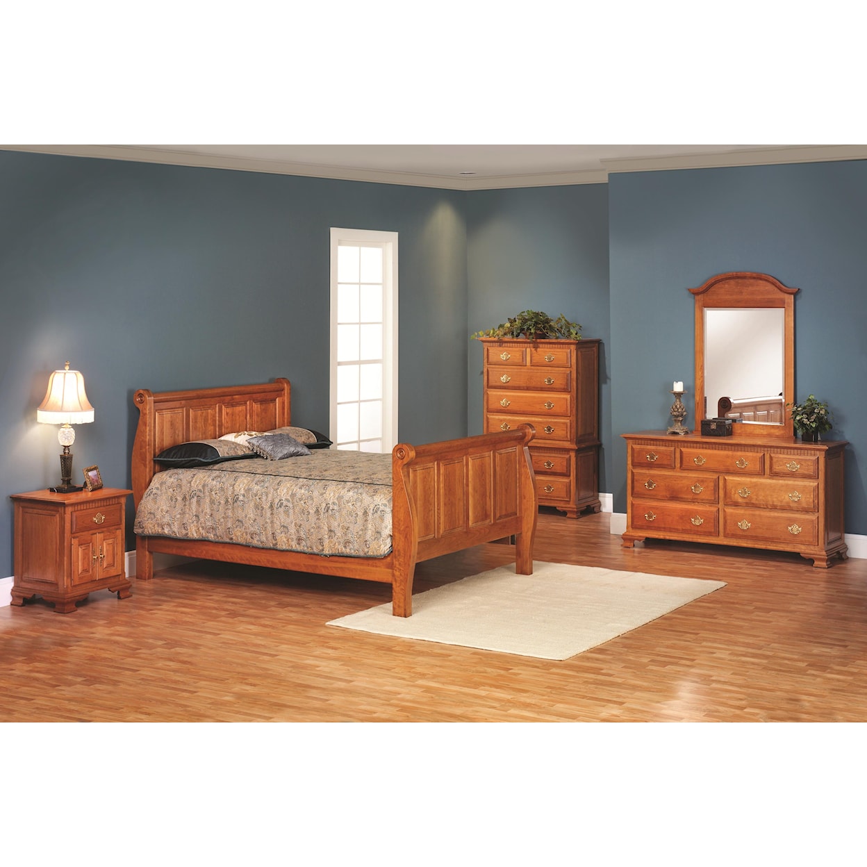 Millcraft Victorias Tradition King Sleigh Bedroom Group