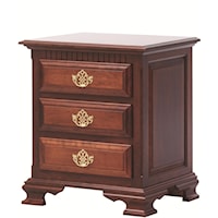 Night Stand with 3 Drawers