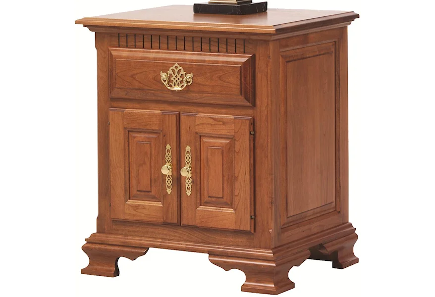 Victorias Tradition Night Stand by Millcraft at Saugerties Furniture Mart