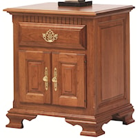 Night Stand with 1 Drawer and 2 Doors