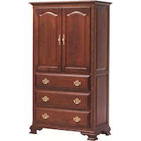 Armoire with 2 Doors and 3 Drawers