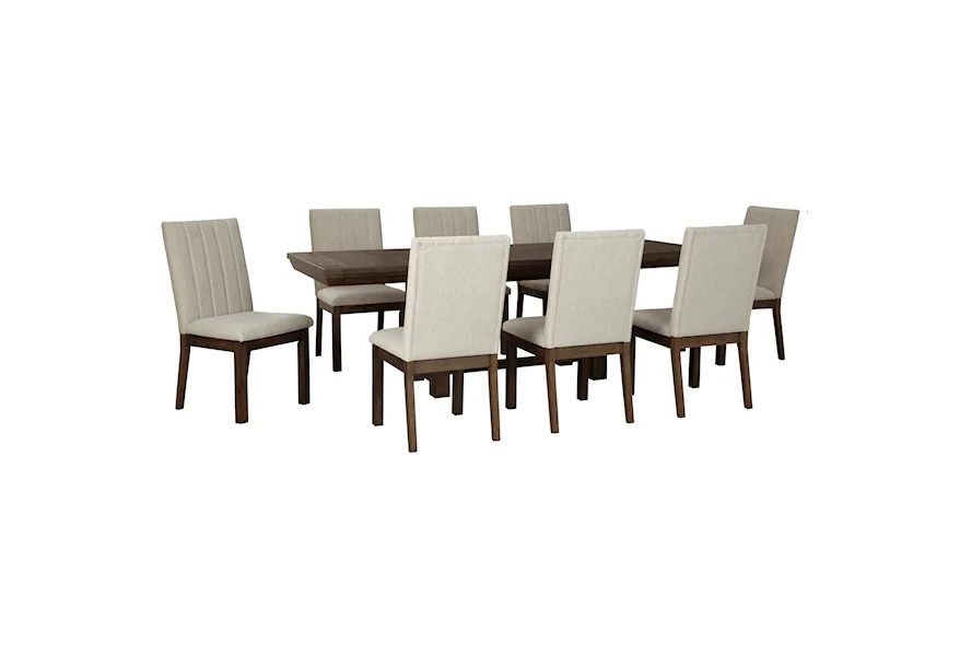 Dellbeck 9-Piece Dining Set by Millennium at Royal Furniture