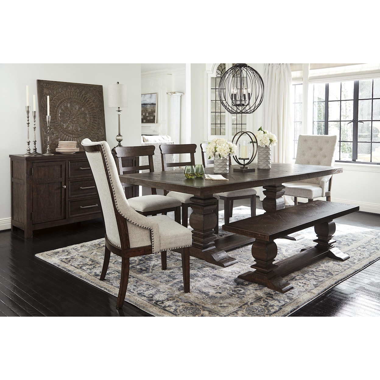 Millennium Hillcott 7 PC Dining Room Set