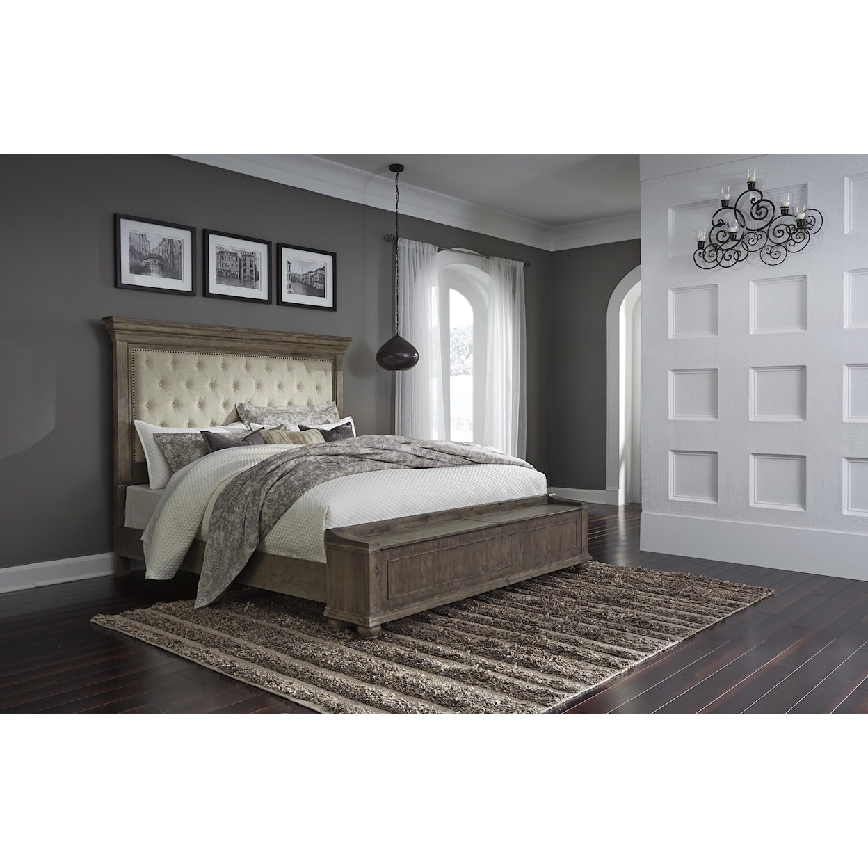 Millennium Johnelle King UPH Bed with Storage