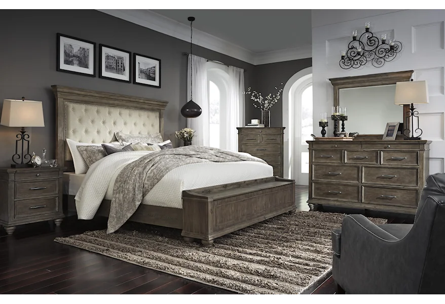 Johnelle Queen Upholstered Storage Bed Package by Millennium at Sam Levitz Furniture